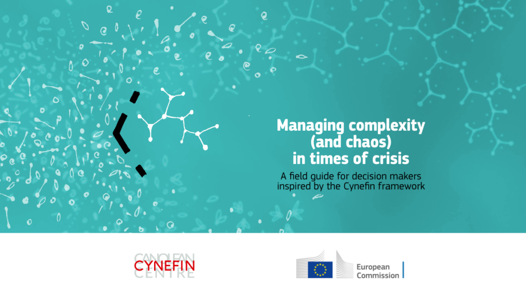 The cover of the EU Field Guide "Managing complexity (and chaos) in times of crisis".
